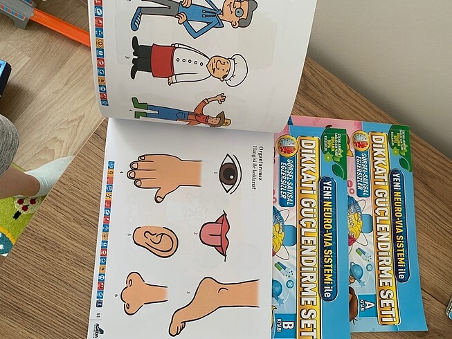 Beden Dikkat güçlendirme seti 3 kitap