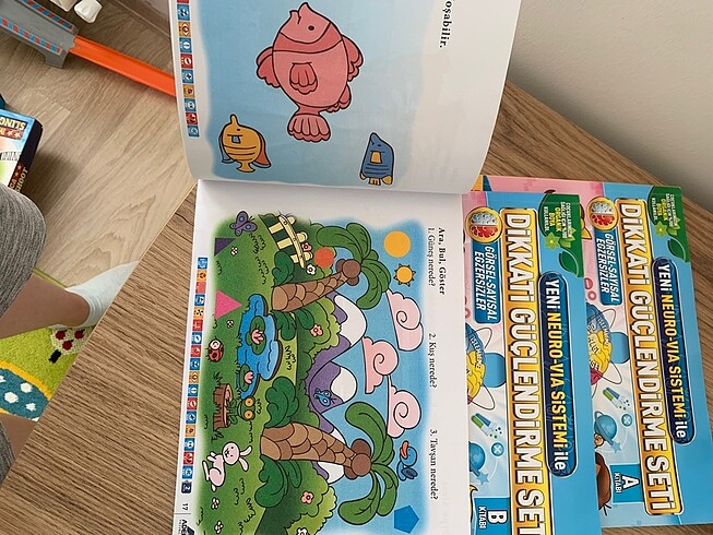 Beden Renk Dikkat güçlendirme seti 3 kitap