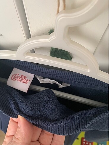 7 Yaş Beden lacivert Renk Kaptan Amerika Sweatshirt