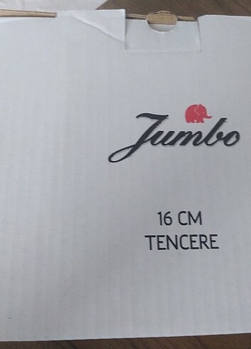 Jumbo Jumbo 16 cm paslanmaz çelik tencere