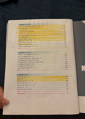 TYT Fizik Soru Bankası Çap Yayınları