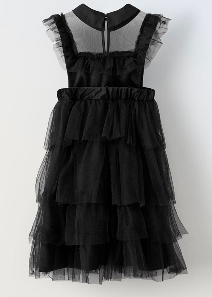 Zara siyah - halloween  çocuk elbise - Görsel 2