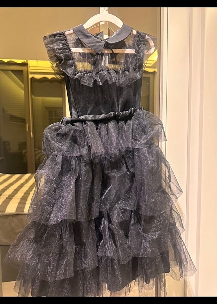 Zara siyah - halloween  çocuk elbise - Görsel 4