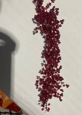 ESPEREST Bordo Kristal Boncuklu Saç ve Türban Aksesuarı - Görsel 2