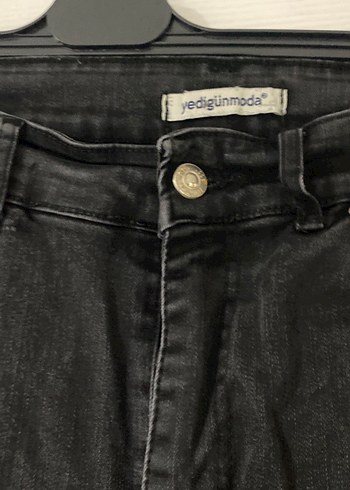 Siyah Kadın Denim Normal Boy Jean - Görsel 2