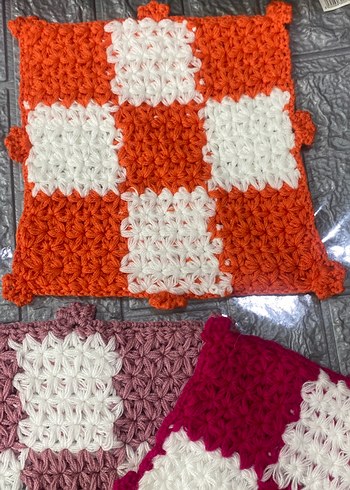 Renkli Örgü Banyo lifleri adet fiyatı 75 tl çeyizlik el örgüsü 0 - Görsel 10