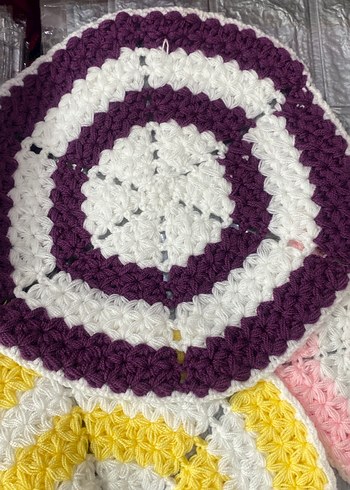 Renkli Örgü Banyo lifleri adet fiyatı 75 tl çeyizlik el örgüsü 0 - Görsel 7