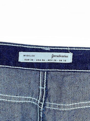 38 Beden lacivert Renk Stradivarius Jean / Kot %70 İndirimli.