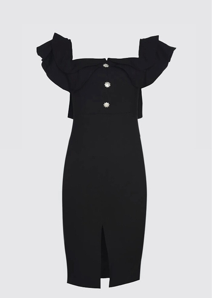 Siyah elbise - Görsel 2