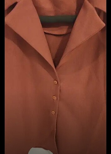 s Beden çeşitli Renk Kiremit rengi gömlek ceket 
