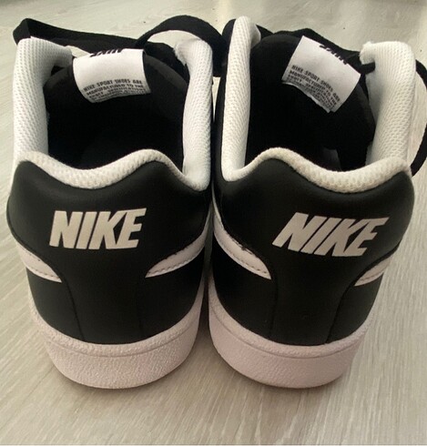 44 Beden siyah Renk nike court royale