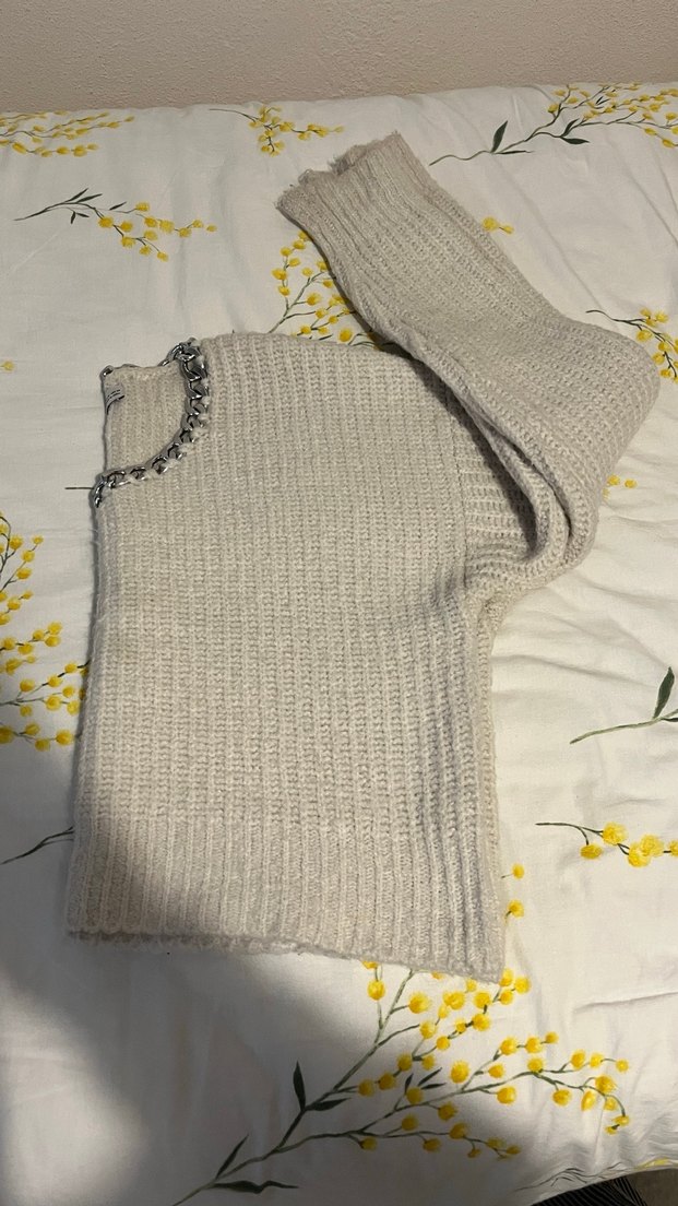 Gri Zincir Detaylı Kadın El Zinciri - Görsel 3