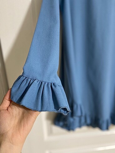 38 Beden mavi Renk Tunik