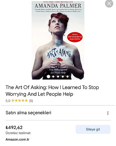 The Art Of Asking ingilizce kitap