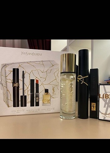  Beden Ysl set+primer ve çantası 