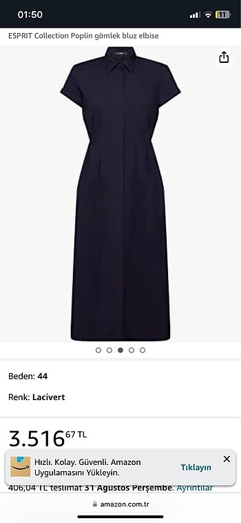 Günlük gömlek elbise 2 li - Görsel 5