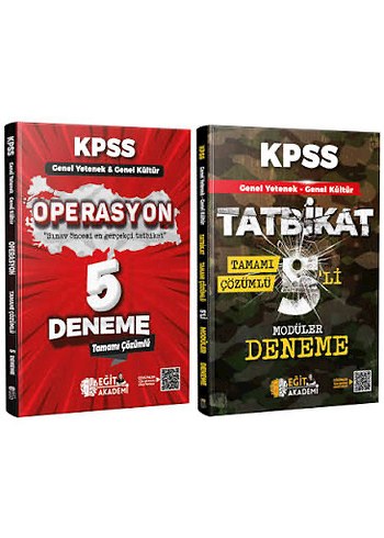 Eğit Akademi KPSS Operasyon ve Tatbikat Modüler Deneme