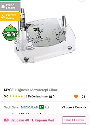 İğnesiz Mezoterapi cihazı 