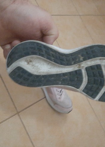 Kız Çocuk Beyaz Spor Ayakkabı Cırt Cırtlı - Görsel 3