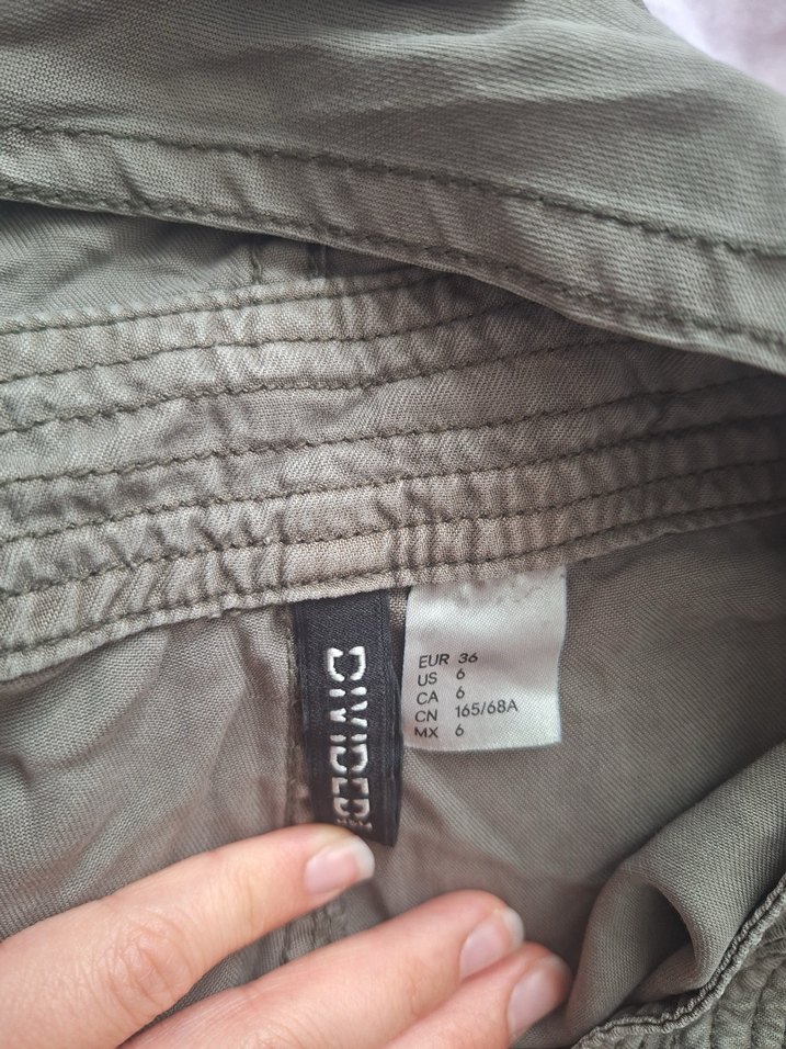 Gri Keten Askılı Kısa Tulum - Görsel 3