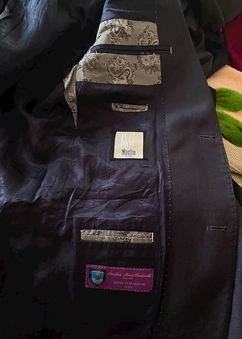 Klasik Kesim Lacivert Erkek Takım Elbise Ceketi - Görsel 5