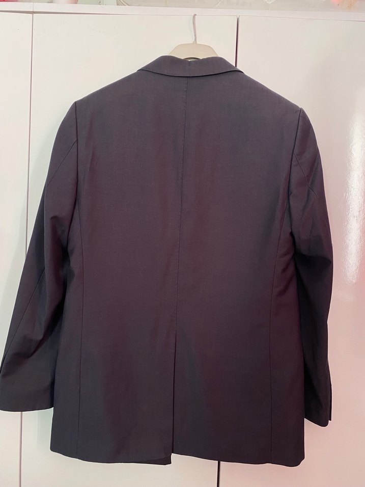 Klasik Kesim Lacivert Erkek Takım Elbise Ceketi - Görsel 4