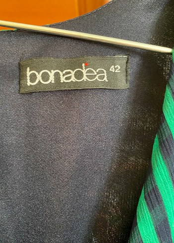 Kemer Detaylı Uzun Etekli elbise - Lacivert - Görsel 3