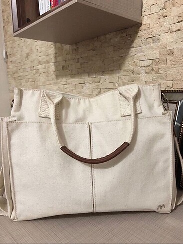 Manuka everyday bag krem kabaca çanta