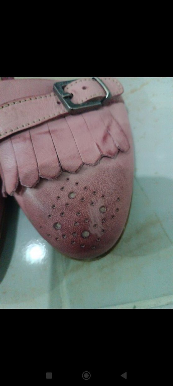 Pembe Vintage Tokalı Kadın Günlük Ayakkabı - Görsel 5