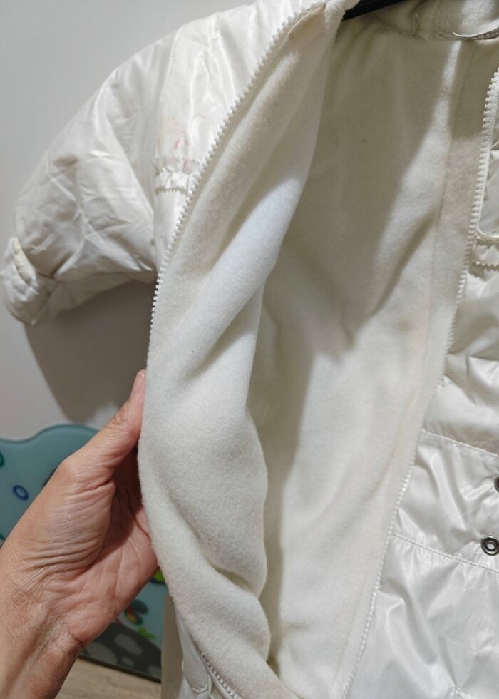 Bebek astronot mont patikli, eldivenli, kapüşonlu  - Görsel 3