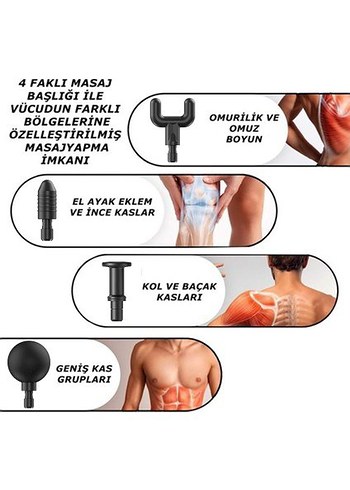 Beden Renk ŞARJLI MASAJ ALETİ (1200 mAh)