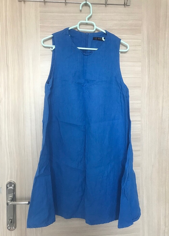 Keten elbise - Görsel 2