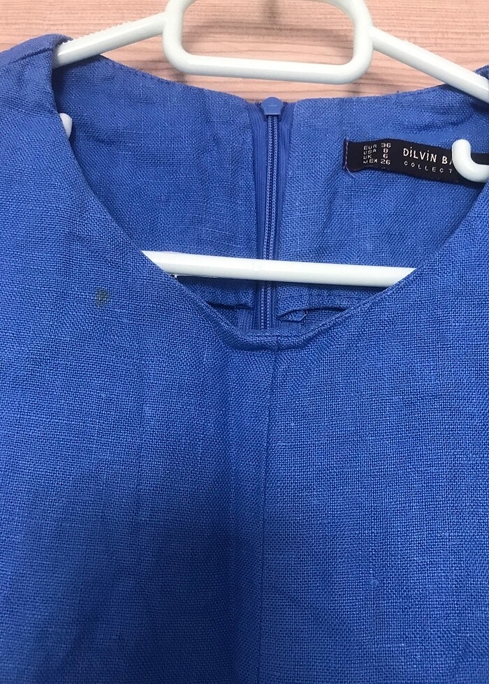 Keten elbise - Görsel 3