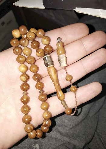 Parlak Altın Erkek Tesbih - Görsel 8