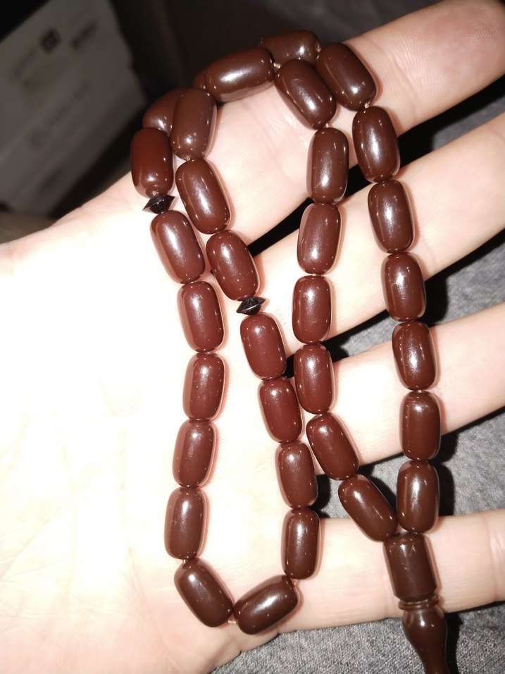 Parlak Altın Erkek Tesbih - Görsel 3