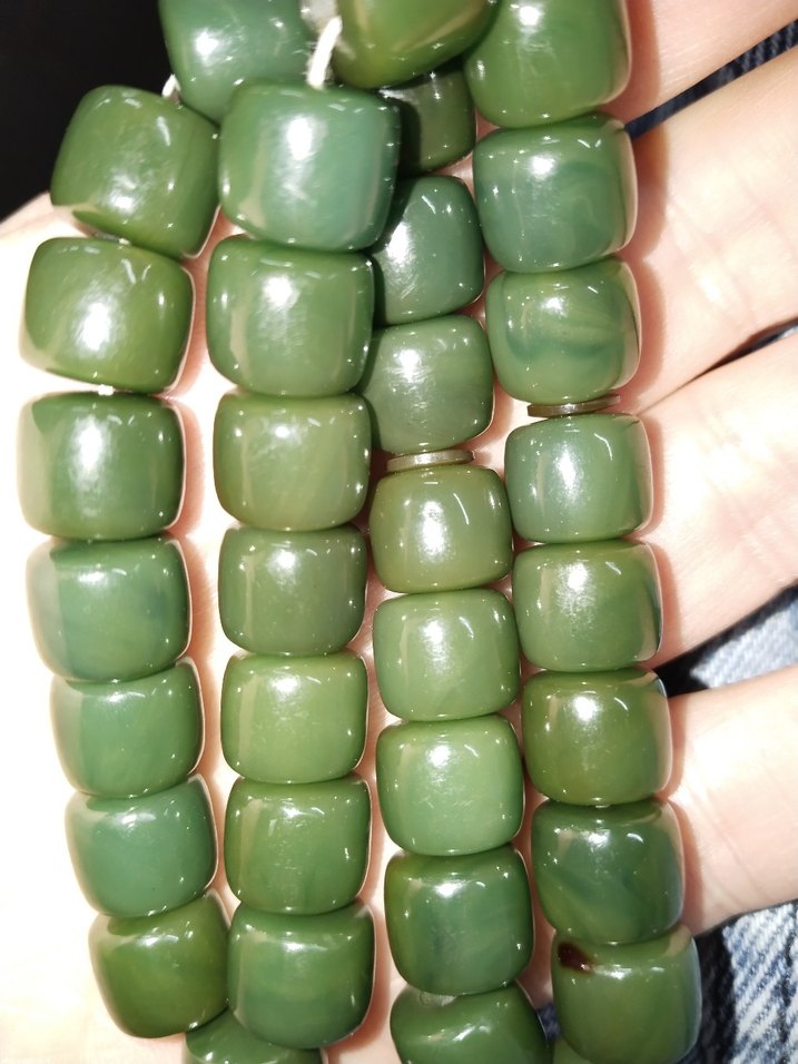 Minimalist Erkek Tesbih - Haki Gri Tonlar - Görsel 2