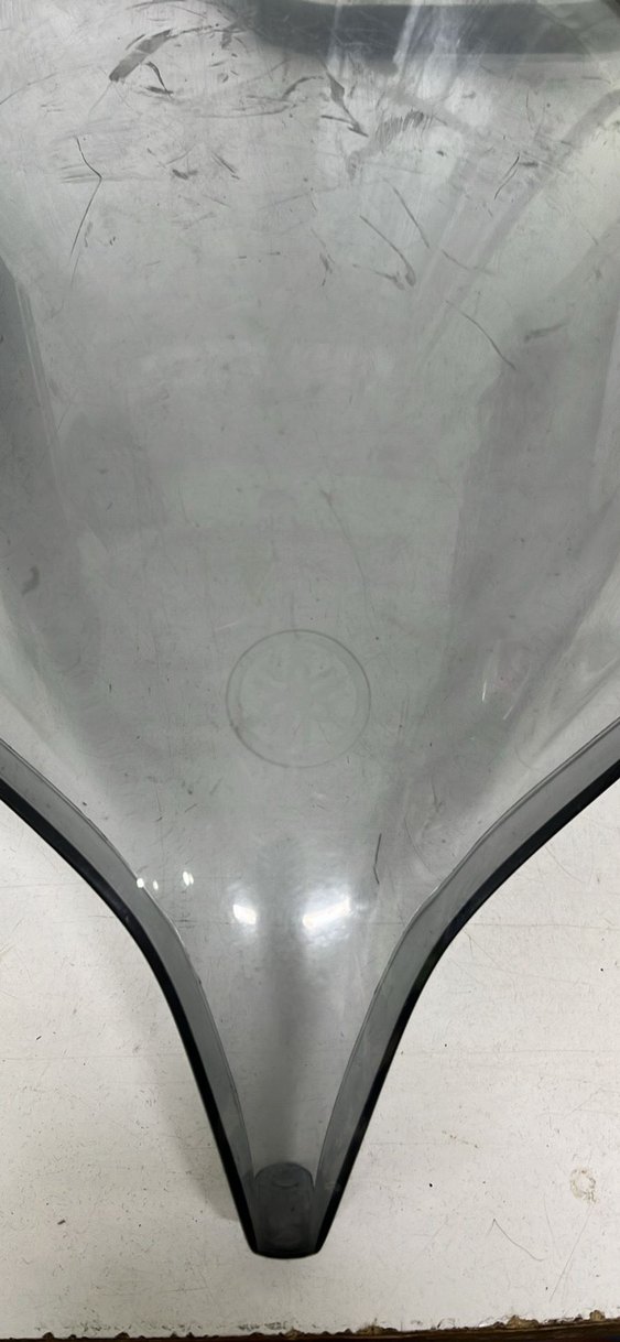 Gri Şeffaf Cam Motosiklet Kask Siperliği - Görsel 2