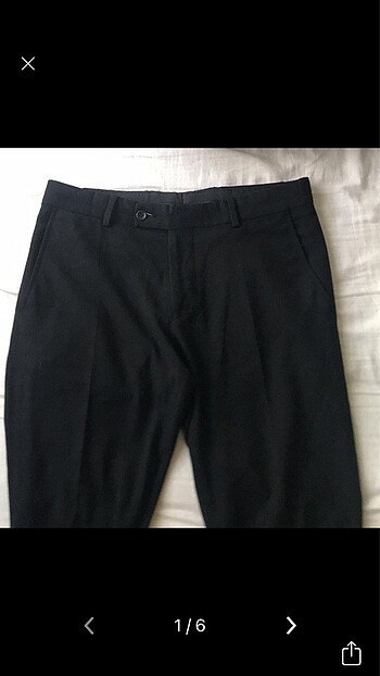 sateen siyah kumaş pantolon