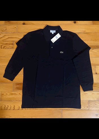 Lacoste Lacivert Uzun Kollu Polo Yaka Tişört