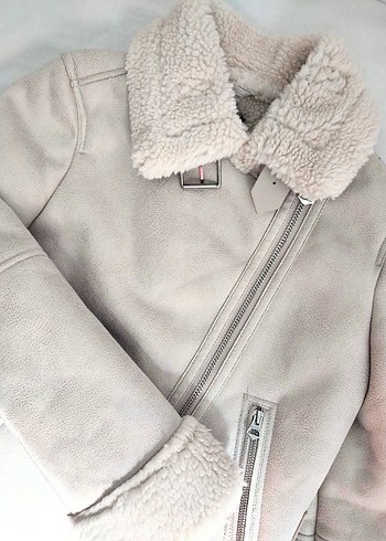 Bershka BERSHKA BİKER MONT İÇİ KÜRKLÜ