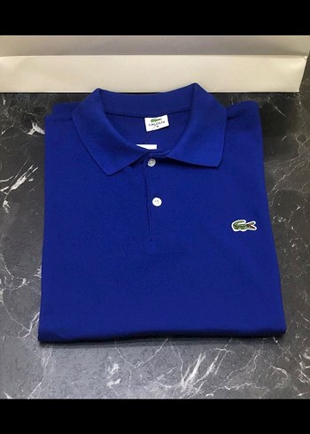 Lacoste Mavi Kısa Kollu Polo Tişört