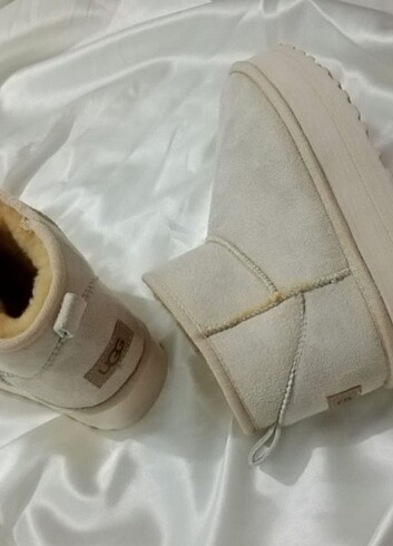 37 Beden camel Renk PLATFORM TABAN UGG BOT