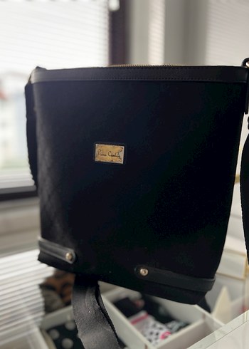 pierre cardin Klasik Siyah Erkek Omuz Çantası - Görsel 3