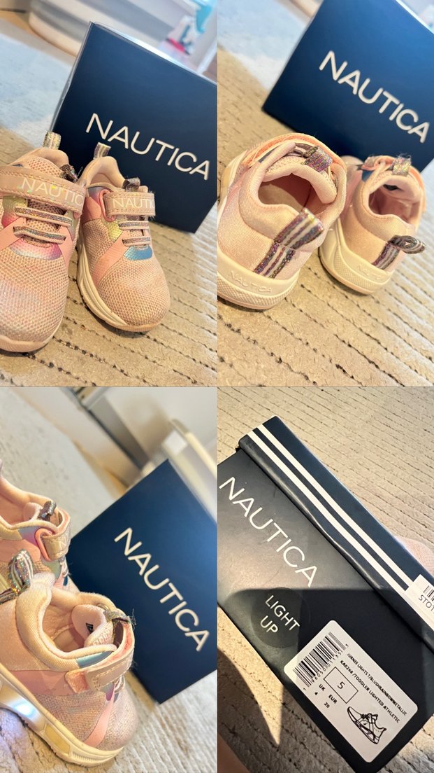 Kız Çocuk Pembe Tie-Dye Cırt Cırtlı Spor Ayakkabı - Görsel 4