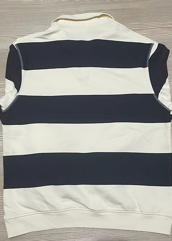 Zara Uzun Kollu Polo Yaka Erkek Sweatshirt