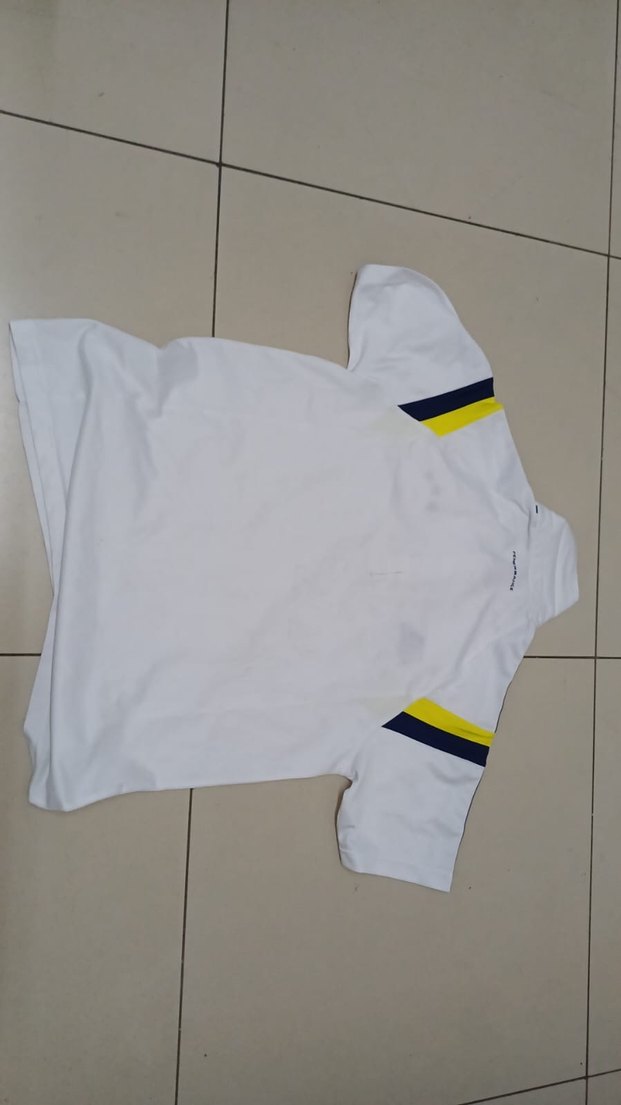 Beyaz Erkek Kısa Kollu Spor Forması - Görsel 2