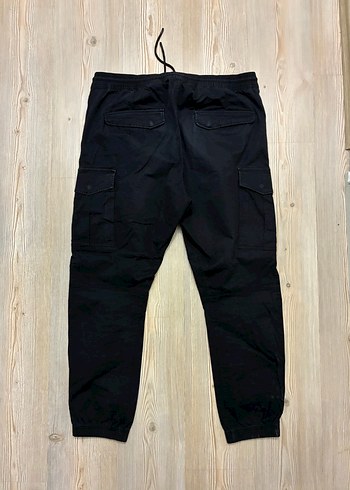 Siyah Kemerli Rahat Kesim Erkek Kot Pantolon - Görsel 2