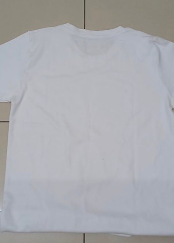 Beyaz Baskılı Erkek Tişört - Görsel 2