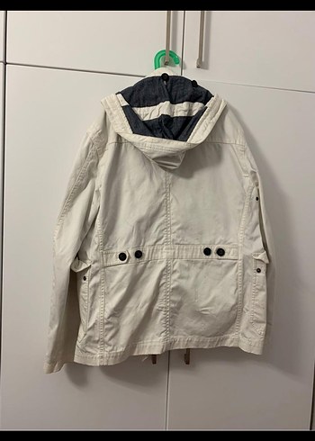 Tommy Hilfiger Düğmeli Beyaz Ceket