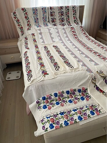 Beden çeşitli Renk Kanaviçe lot